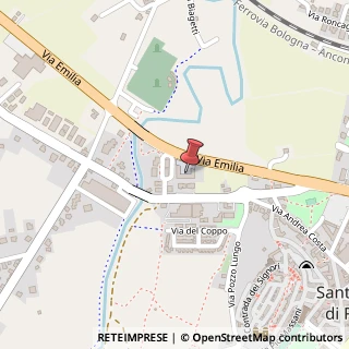 Mappa Via Emilia, 3009, 47822 Santarcangelo di Romagna, Rimini (Emilia Romagna)