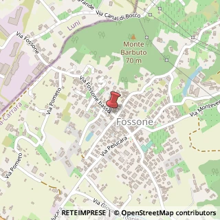 Mappa Via Fossone Basso, 10, 54033 Carrara, Massa-Carrara (Toscana)