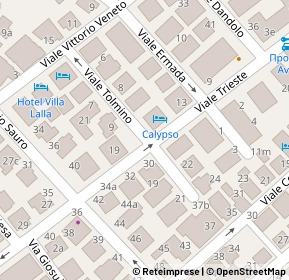 Mappa Viale Ermada, 47921 Rimini RN, Italia (0.08571)