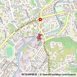 Mappa Via Melara, 23, 54033 Carrara, Massa-Carrara (Toscana)