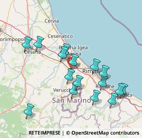 Mappa Via F. Orsini, 47822 Santarcangelo di Romagna RN, Italia (15.42438)