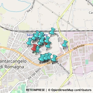 Mappa Via F. Orsini, 47822 Santarcangelo di Romagna RN, Italia (0.28519)