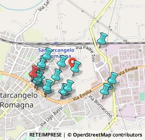 Mappa Via F. Orsini, 47822 Santarcangelo di Romagna RN, Italia (0.4585)