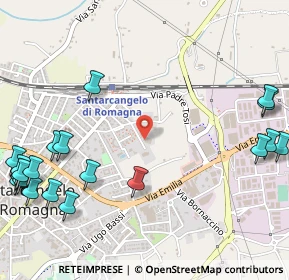 Mappa Via F. Orsini, 47822 Santarcangelo di Romagna RN, Italia (0.7995)