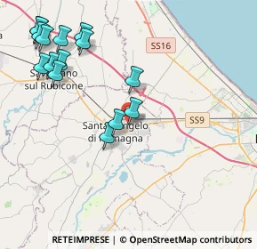 Mappa Via F. Orsini, 47822 Santarcangelo di Romagna RN, Italia (4.954)