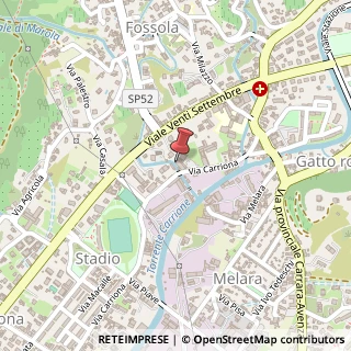 Mappa Via Carriona, 201, 54033 Carrara, Massa-Carrara (Toscana)