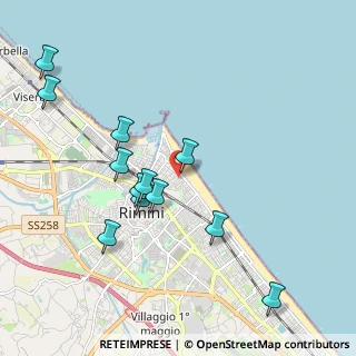 Mappa Viale Trento, 47923 Rimini RN, Italia (2.06333)