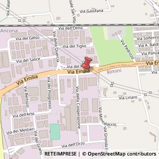 Mappa Via dell'Industria, 44, 47822 Santarcangelo di Romagna, Rimini (Emilia Romagna)