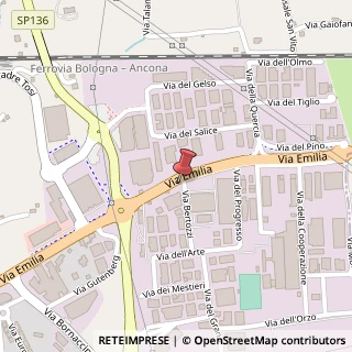 Mappa Via Bertozzi, 739, 47822 Santarcangelo di Romagna, Rimini (Emilia Romagna)
