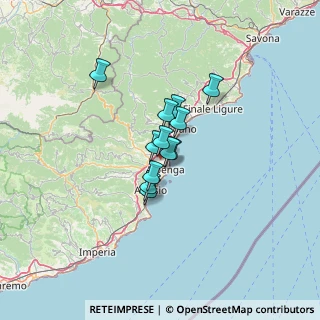 Mappa Via Cavour, 17031 Albenga SV, Italia (7.69417)