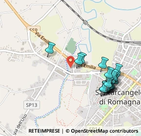 Mappa Via Calamandrei, 47822 Santarcangelo di Romagna RN, Italia (0.544)