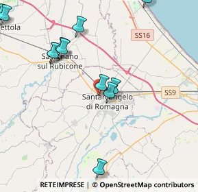 Mappa Via Calamandrei, 47822 Santarcangelo di Romagna RN, Italia (5.71533)