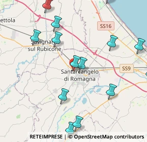 Mappa Via Calamandrei, 47822 Santarcangelo di Romagna RN, Italia (5.53188)