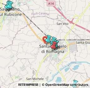 Mappa Via Calamandrei, 47822 Santarcangelo di Romagna RN, Italia (2.44273)