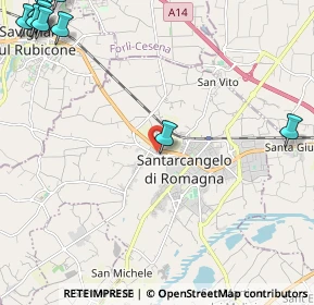 Mappa Via Calamandrei, 47822 Santarcangelo di Romagna RN, Italia (3.81364)