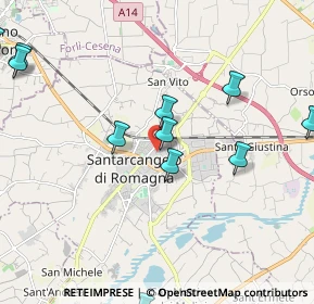 Mappa Santarcangelo Di Romagna, 47822 Santarcangelo di Romagna RN, Italia (2.71417)