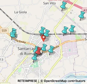 Mappa Santarcangelo Di Romagna, 47822 Santarcangelo di Romagna RN, Italia (0.97357)