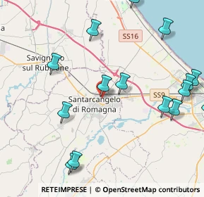 Mappa Santarcangelo Di Romagna, 47822 Santarcangelo di Romagna RN, Italia (6.04053)