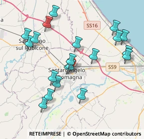 Mappa Santarcangelo Di Romagna, 47822 Santarcangelo di Romagna RN, Italia (4.137)