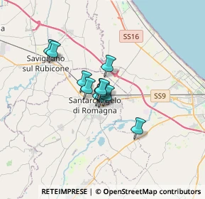 Mappa Santarcangelo Di Romagna, 47822 Santarcangelo di Romagna RN, Italia (1.84917)