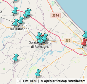 Mappa Santarcangelo Di Romagna, 47822 Santarcangelo di Romagna RN, Italia (6.1135)
