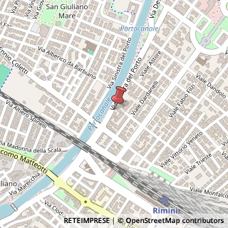 Mappa Via Destra del Porto, 49, 47921 Rimini, Rimini (Emilia Romagna)