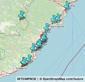 Mappa Via Che Guevara, 17031 Albenga SV, Italia (14.53353)