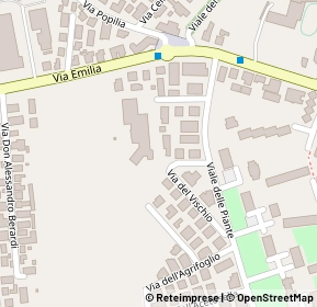 Mappa Via del Vischio, 47921 Rimini RN, Italia (0.13846)