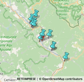 Mappa Via della Stazione, 55027 Gallicano LU, Italia (5.63727)