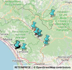 Mappa Via della Stazione, 55027 Gallicano LU, Italia (15.696)