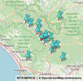 Mappa Via della Stazione, 55027 Gallicano LU, Italia (11.13)