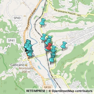 Mappa Via della Stazione, 55027 Gallicano LU, Italia (0.74815)