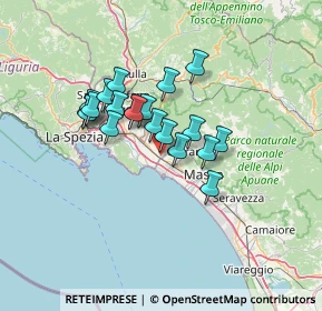 Mappa Via Morucciola, 19034 Ortonovo SP, Italia (10.401)