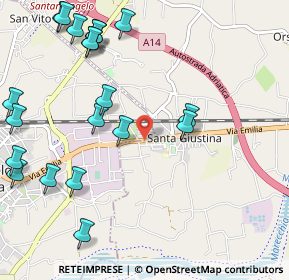 Mappa Adiacente Hotel S.Clemente, 47822 Santa Giustina RN, Italia (1.373)