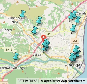 Mappa Regione Isolabella, 17031 Albenga SV, Italia (2.4955)