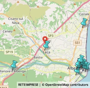 Mappa Regione Isolabella, 17031 Albenga SV, Italia (3.48545)