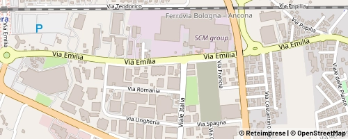 Mappa Rimini