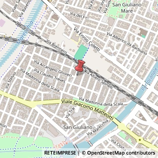 Mappa Via Giuseppe Borgatti, 15, 47921 Rimini, Rimini (Emilia Romagna)