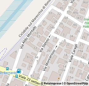 Mappa Via Aldo Montalti, 47921 Rimini RN, Italia (0.09231)