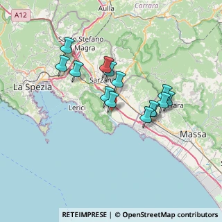 Mappa Via Alta, 19031 Ameglia SP, Italia (6.08571)