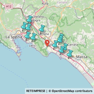 Mappa Via Alta, 19031 Ameglia SP, Italia (6.96833)