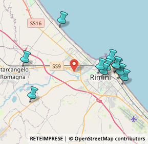 Mappa Via Portogallo, 47922 Rimini RN, Italia (4.33182)