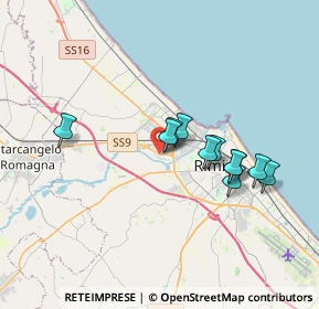 Mappa Via Portogallo, 47922 Rimini RN, Italia (3.02727)