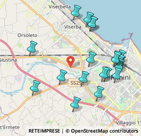 Mappa Via Portogallo, 47922 Rimini RN, Italia (2.259)