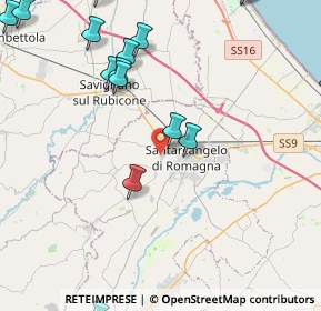 Mappa Via Roveto, 47822 Santarcangelo di Romagna RN, Italia (6.57)