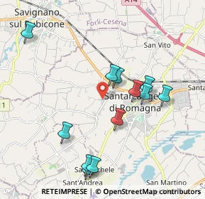 Mappa Via Roveto, 47822 Santarcangelo di Romagna RN, Italia (2.03583)