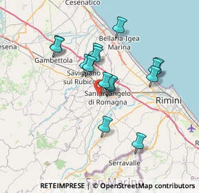 Mappa Via Roveto, 47822 Santarcangelo di Romagna RN, Italia (6.18467)