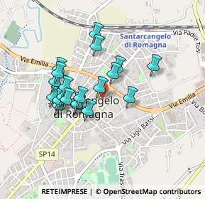 Mappa Piazza Suor Angela Molari, 47822 Santarcangelo di Romagna RN, Italia (0.3725)