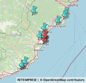 Mappa Regione Antognano, 17031 Albenga SV, Italia (12.57143)