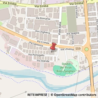 Mappa Via Sassonia, 2/a, 47922 Rimini, Rimini (Emilia Romagna)